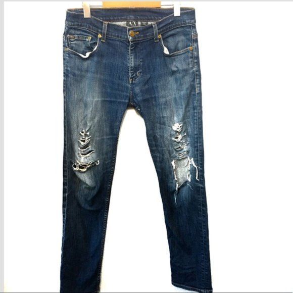 Armani Exchange Other - ARMANI EXCHANGE J130 Ultra Slim Distressed Jeans